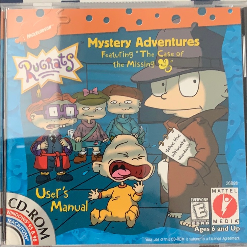 Rugrats mystery adventures cd pc game